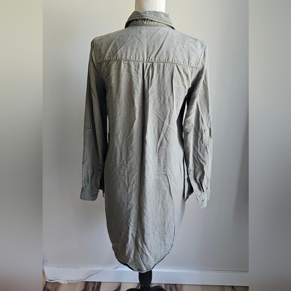 Parasuco Olive Long Sleeve Dress - Picture 3 of 6